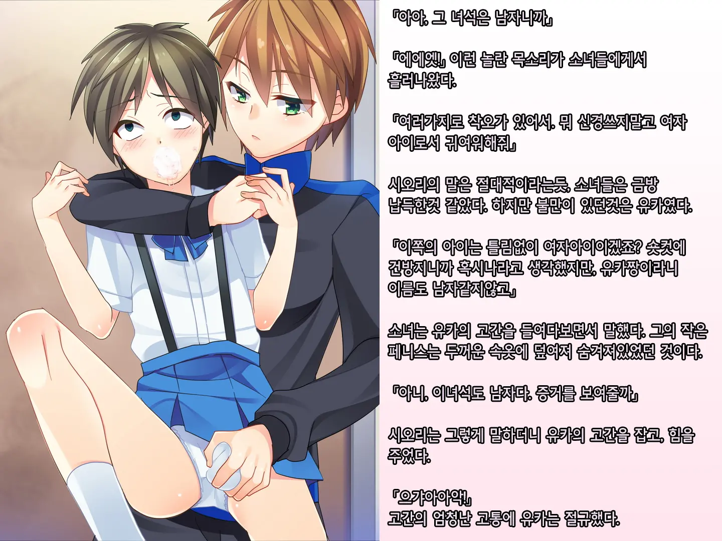 Skirt No Keibaku ~Furyou Shoujo Kyousei Shisetsu Nite Futanari Shoujo-Tachi Ni Josou Choukyou Sareru Furyou Shounen-Tachi~
